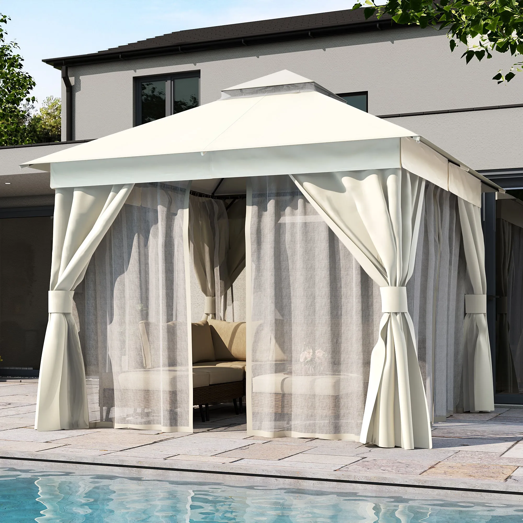 10'X10' Patio Steel Gazebo