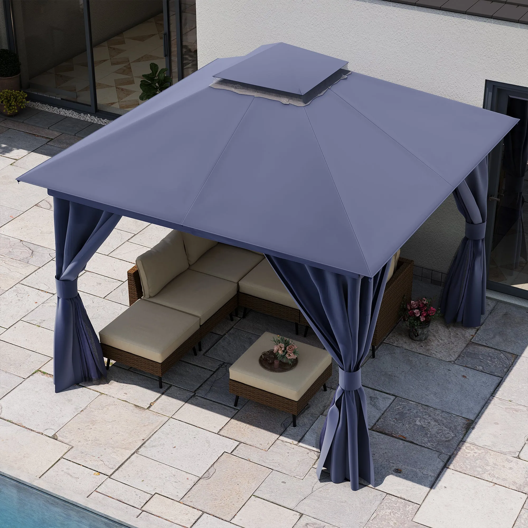 10'X10' Patio Steel Gazebo