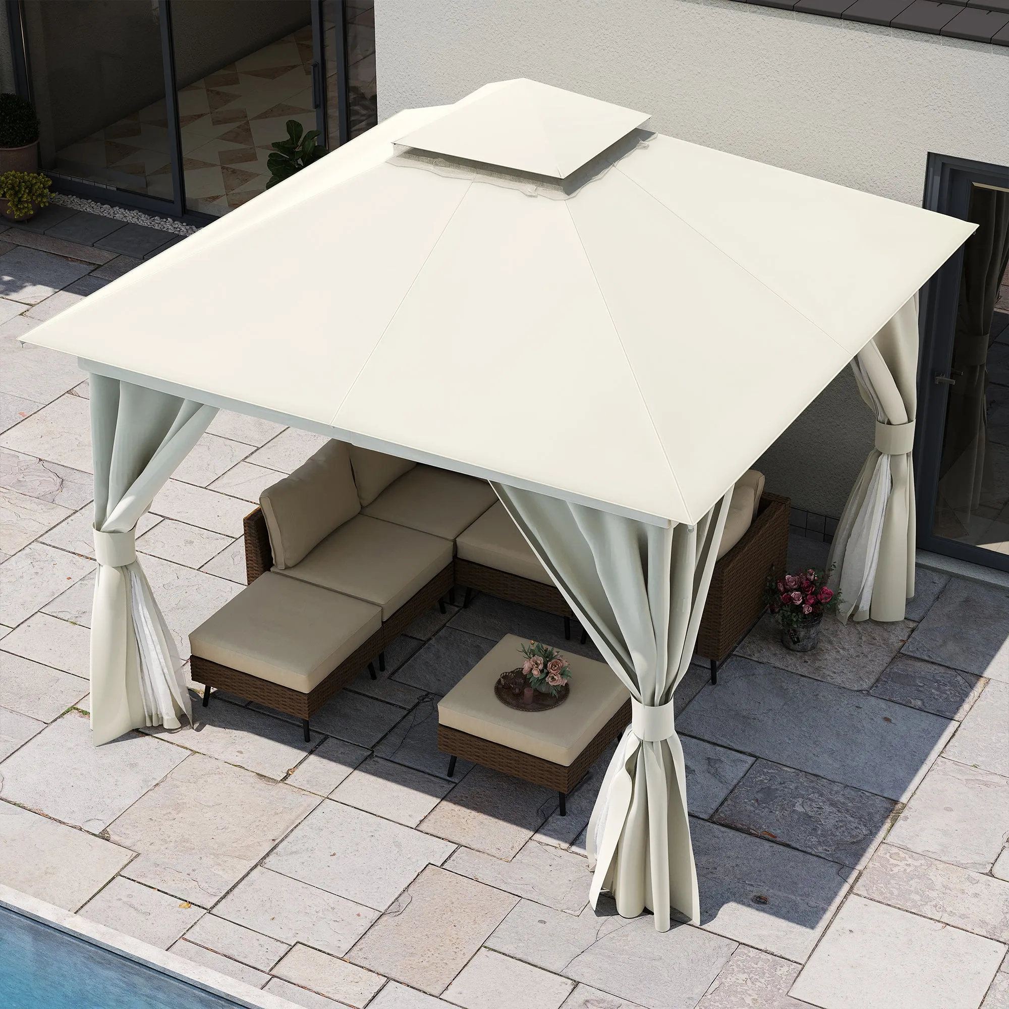 10'X10' Patio Steel Gazebo