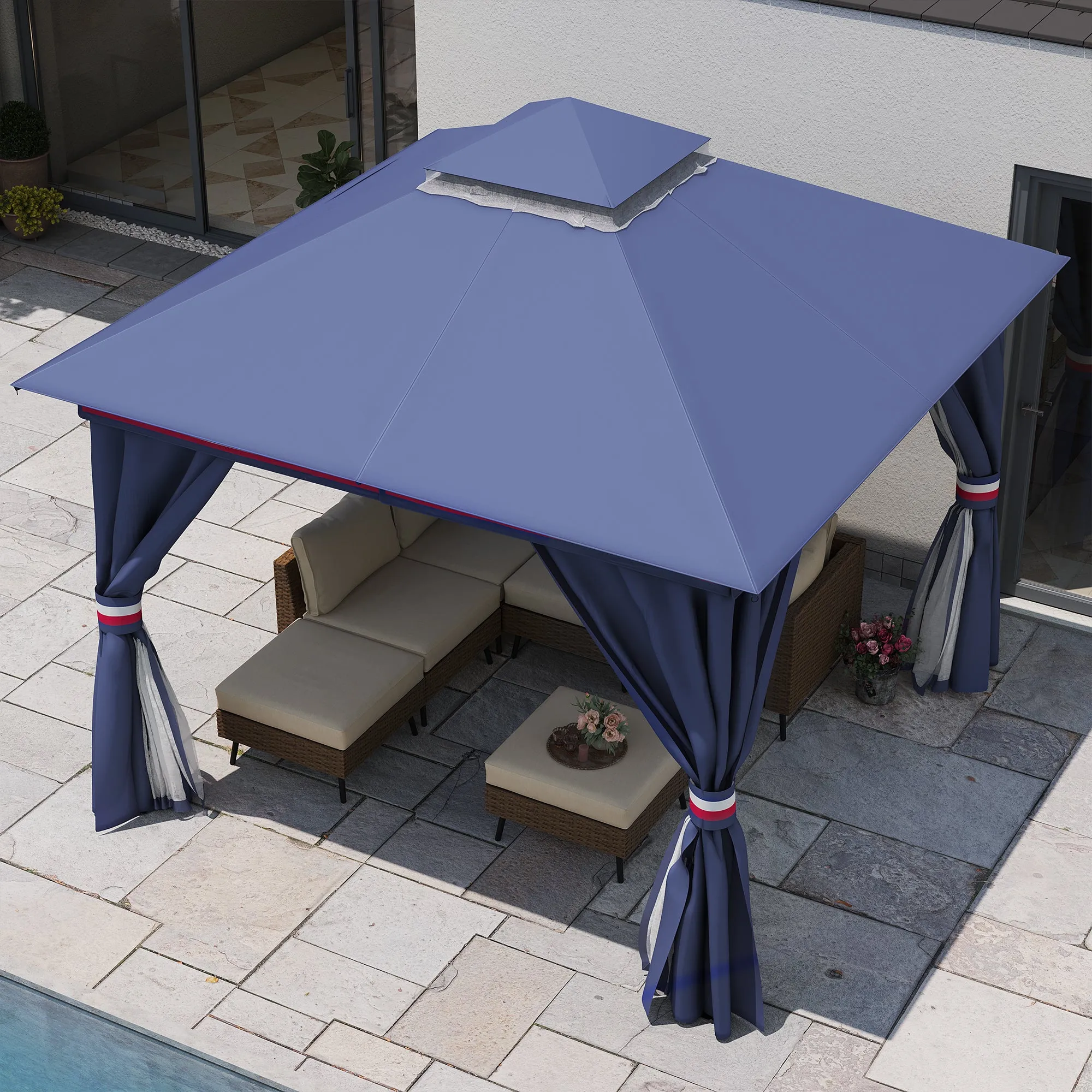 10'X10' Patio Steel Gazebo