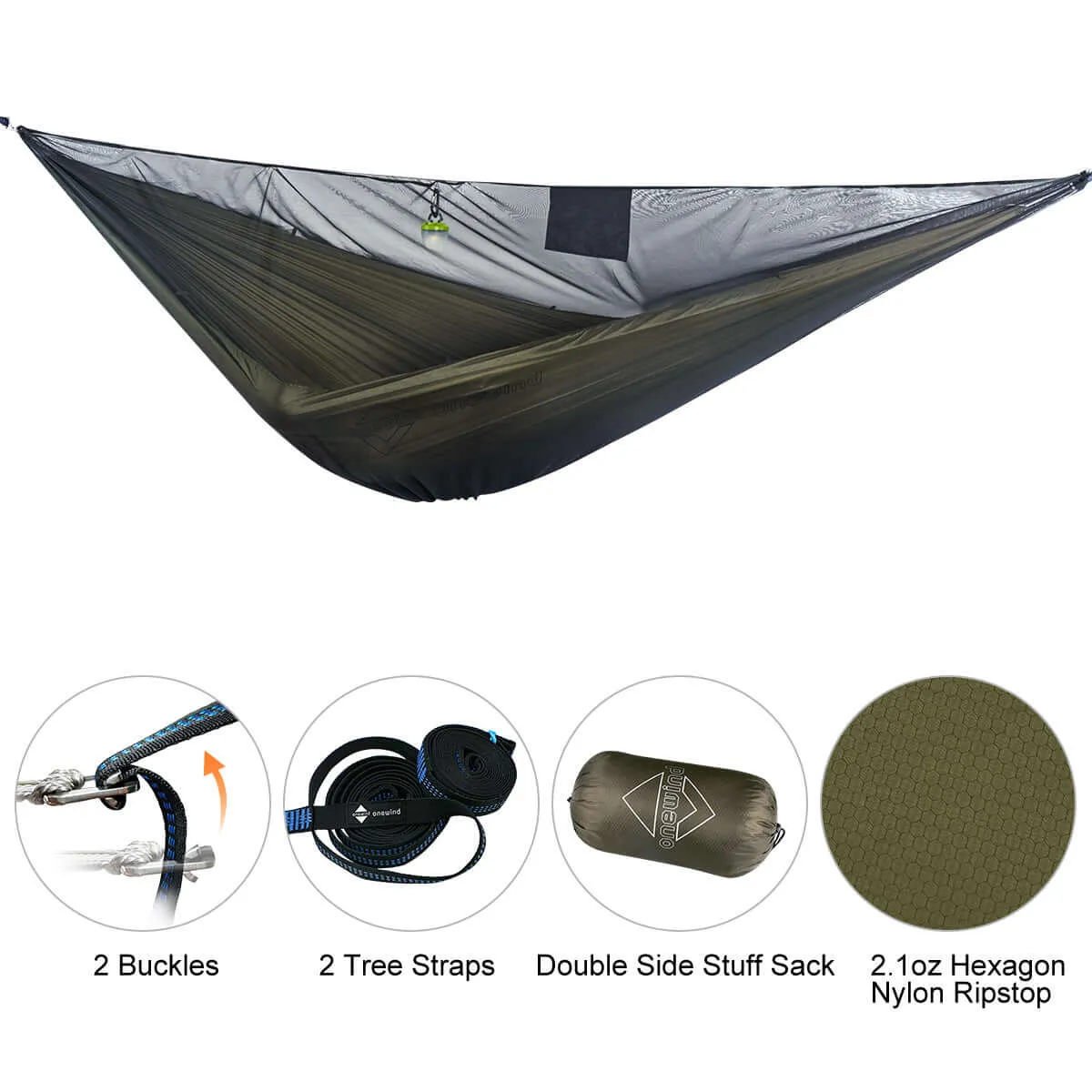 11' Camping Hammock with 12' Tarp Bundle