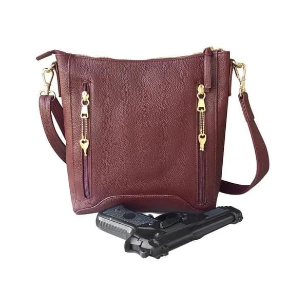 Classic Everyday Leather Crossbody Purse