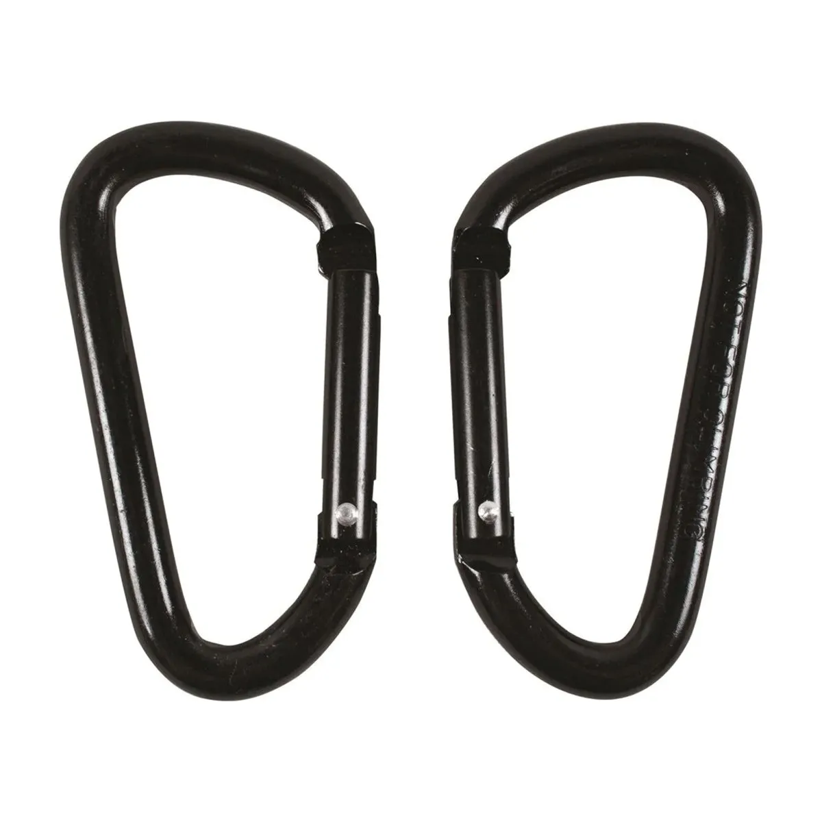 Karabiner 8mm Twinpack - Black