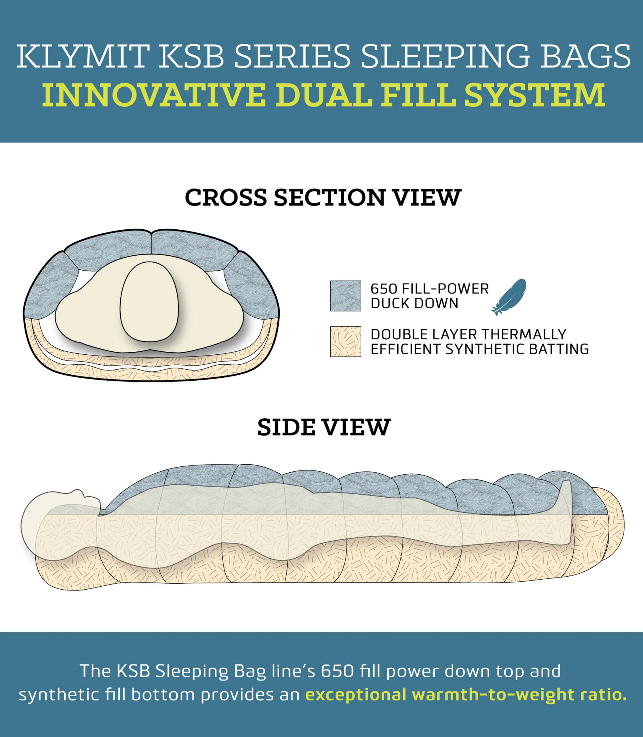 KSB 0 Down Sleeping Bag L