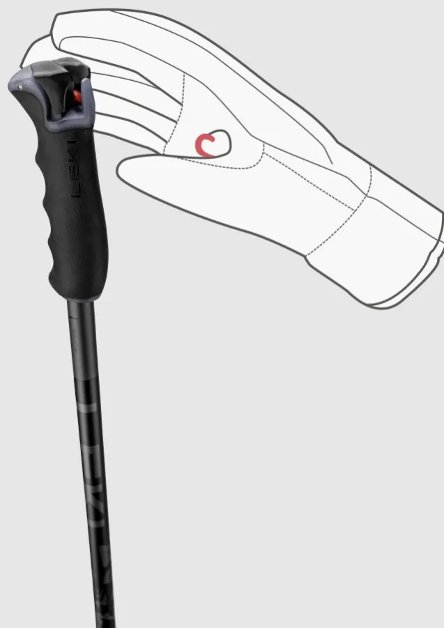Leki Detect S Ski Poles