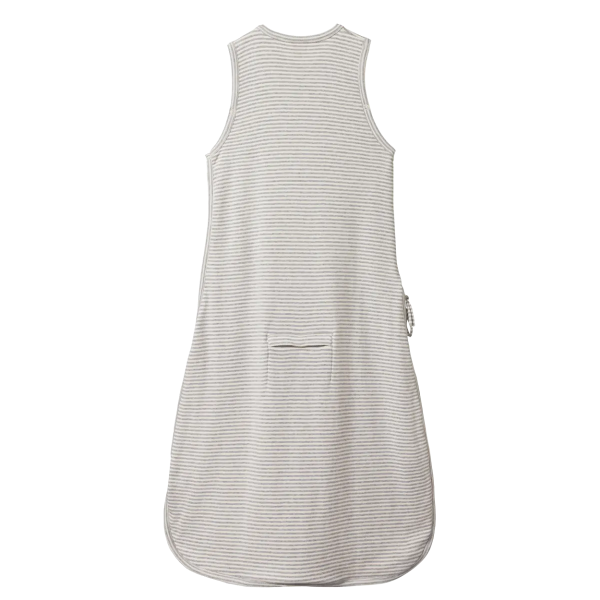 Nature Baby Organic Cotton Sleeping Bag - Grey Marl Stripe