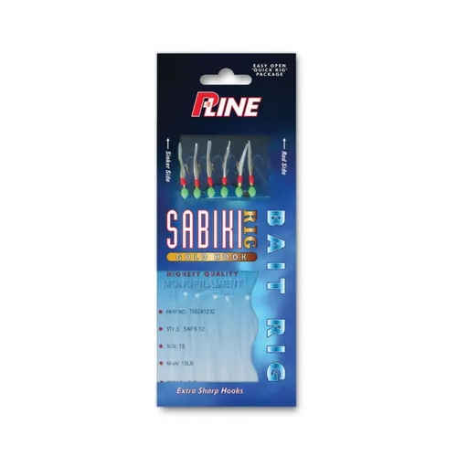 P-Line Sabiki Rig Gold Hook