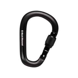 PearLock Screwgate Carabiner - Black