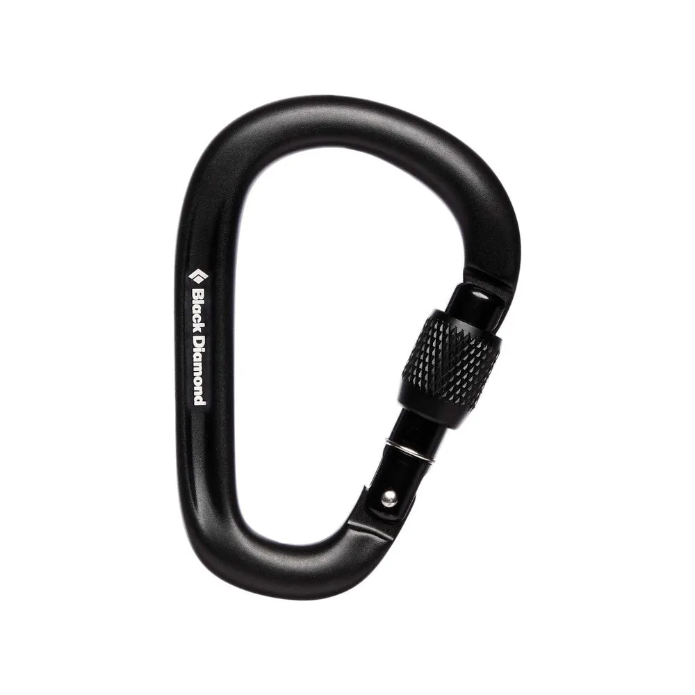 PearLock Screwgate Carabiner - Black