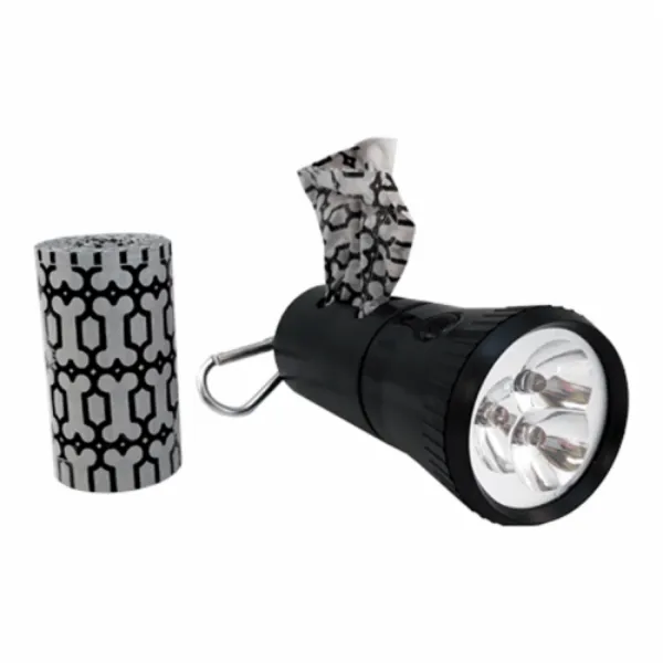 Spotty Flashlight Waste Bag Dispenser