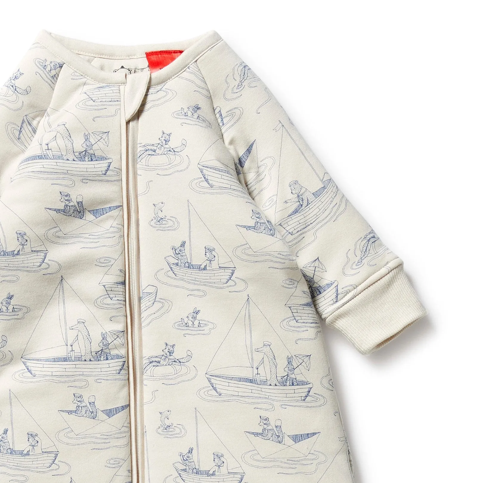 Wilson and Frenchy Organic Long Sleeved Sleeping Bag - Sail Away